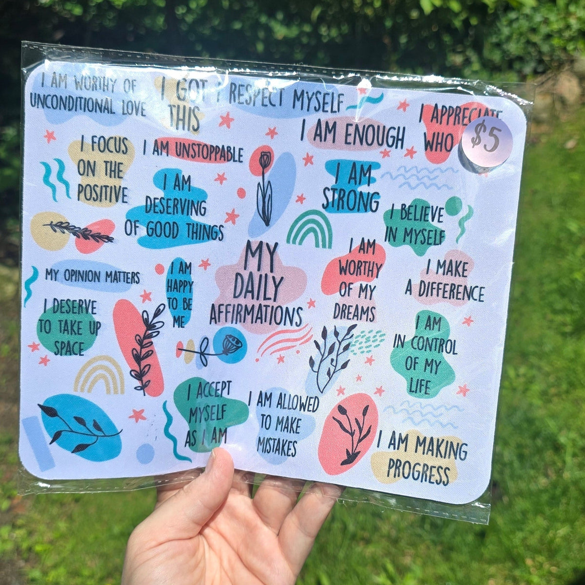 Mousepad- Daily Affirmations