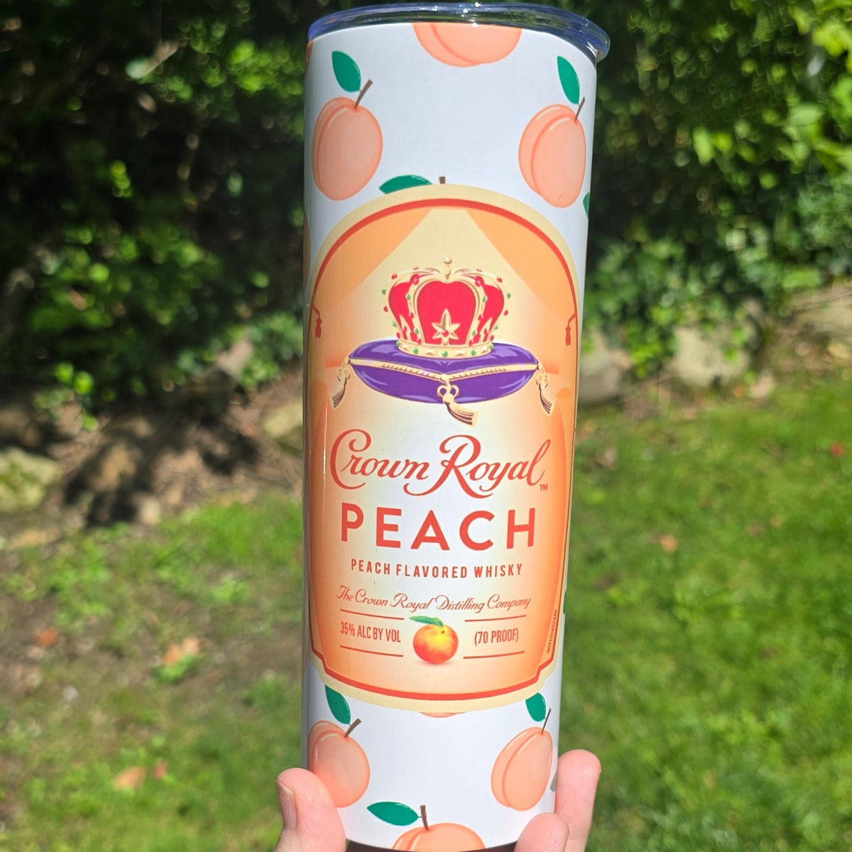 20oz Tumbler-Crown Peach