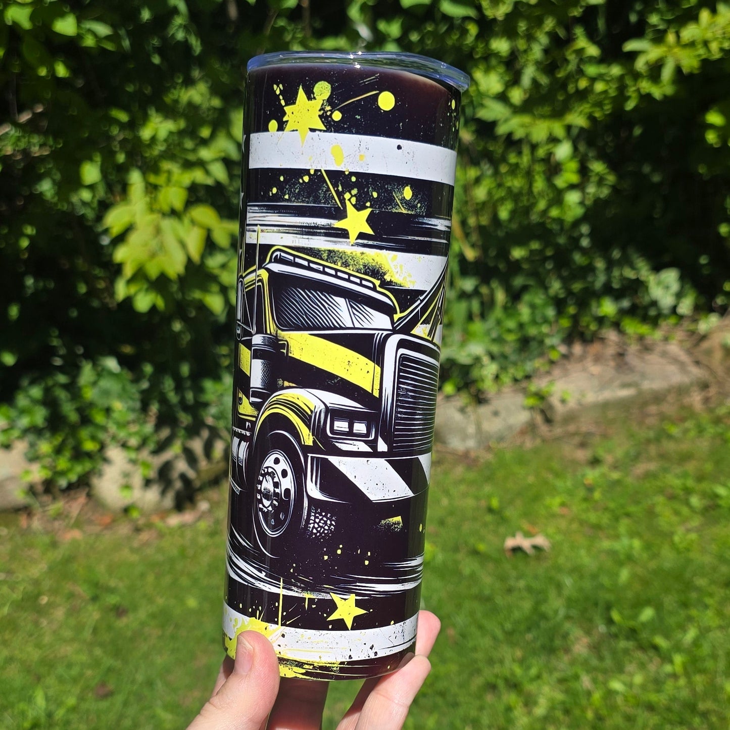 20oz Tumbler- Semi Truck