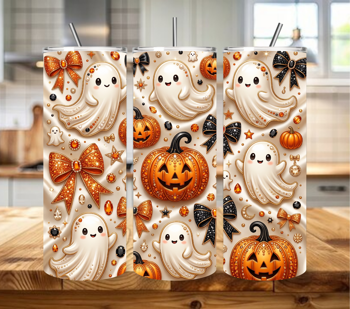 038 Pumpkins & Ghost