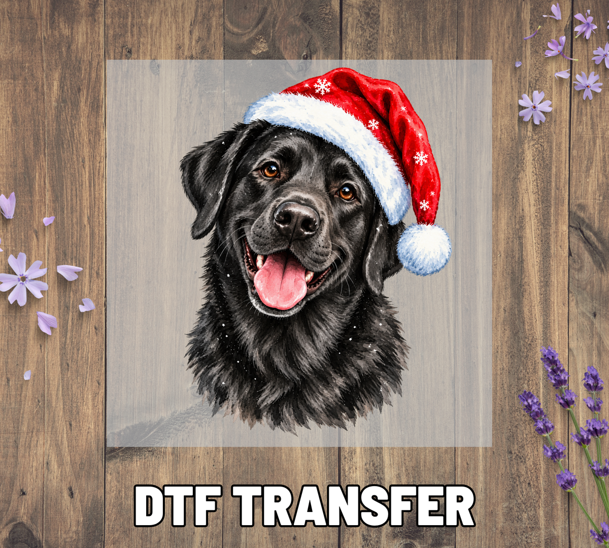 Santa Hat Black Labrador