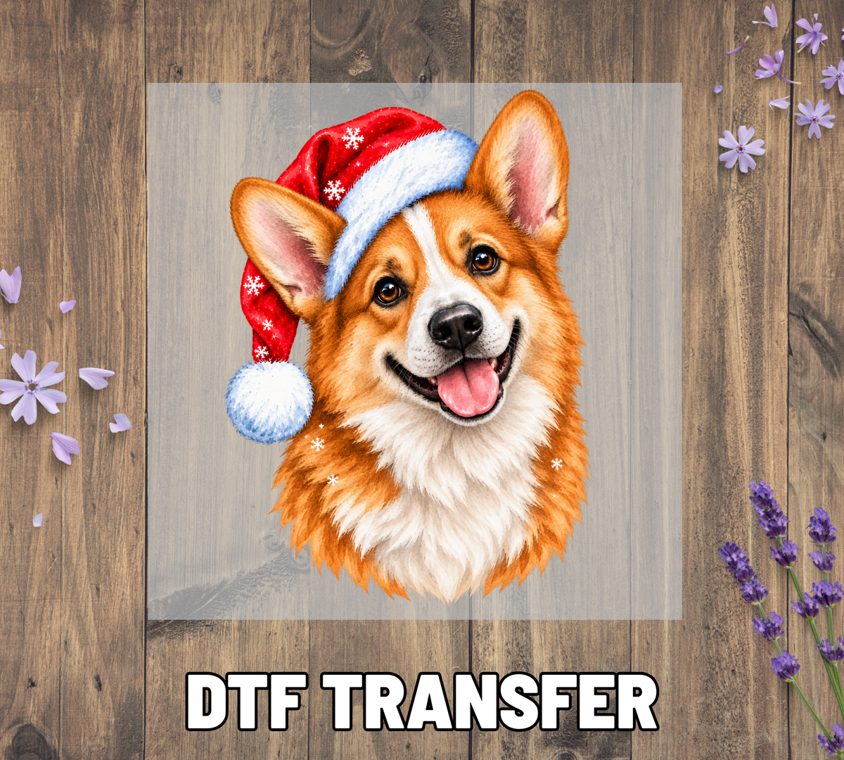 Santa Hat Corgi