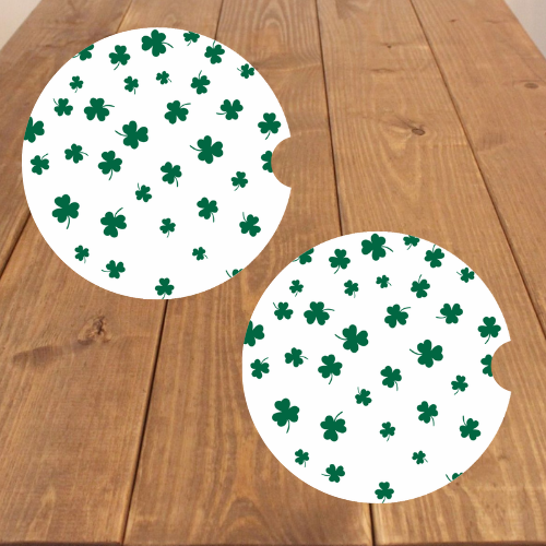 St. Patrick's Day Car Coasters