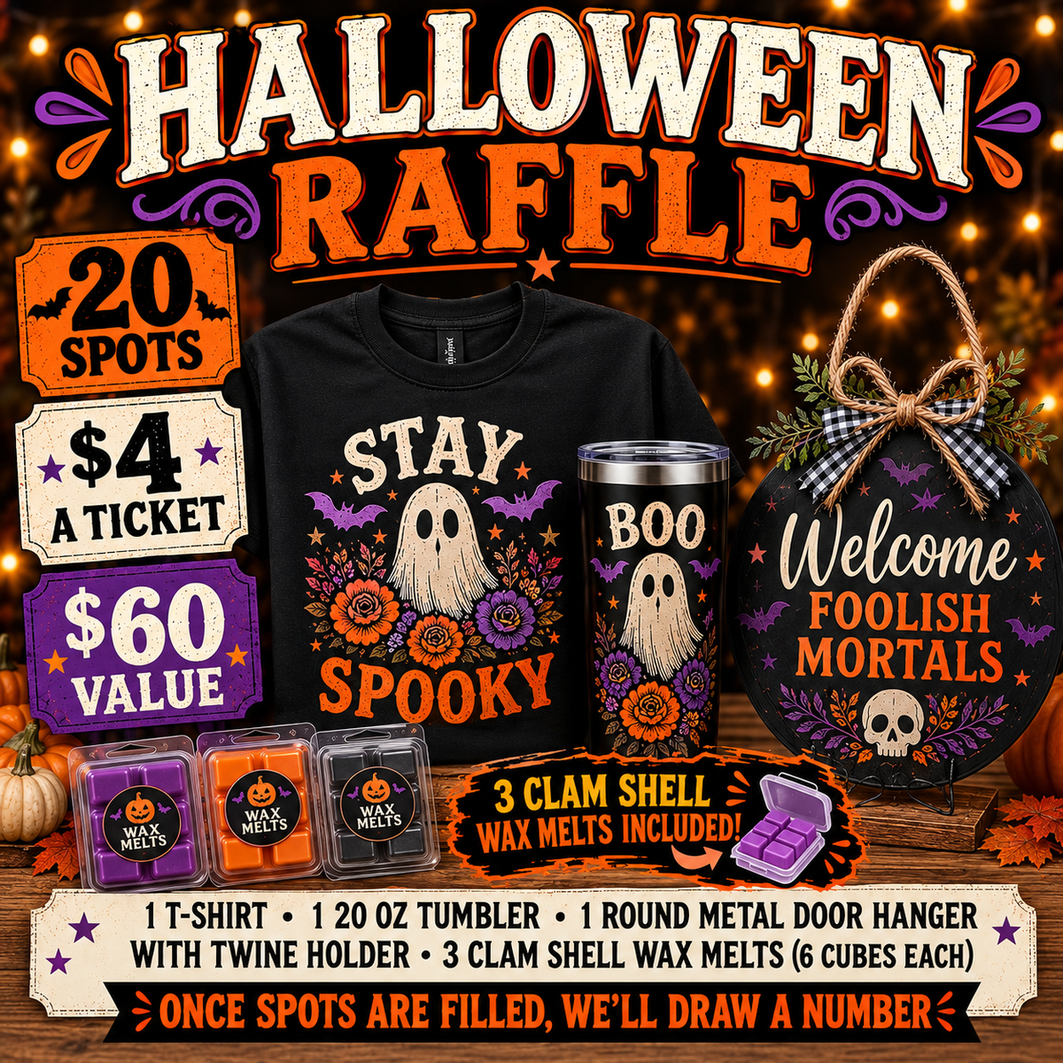 Halloween Raffle Box
