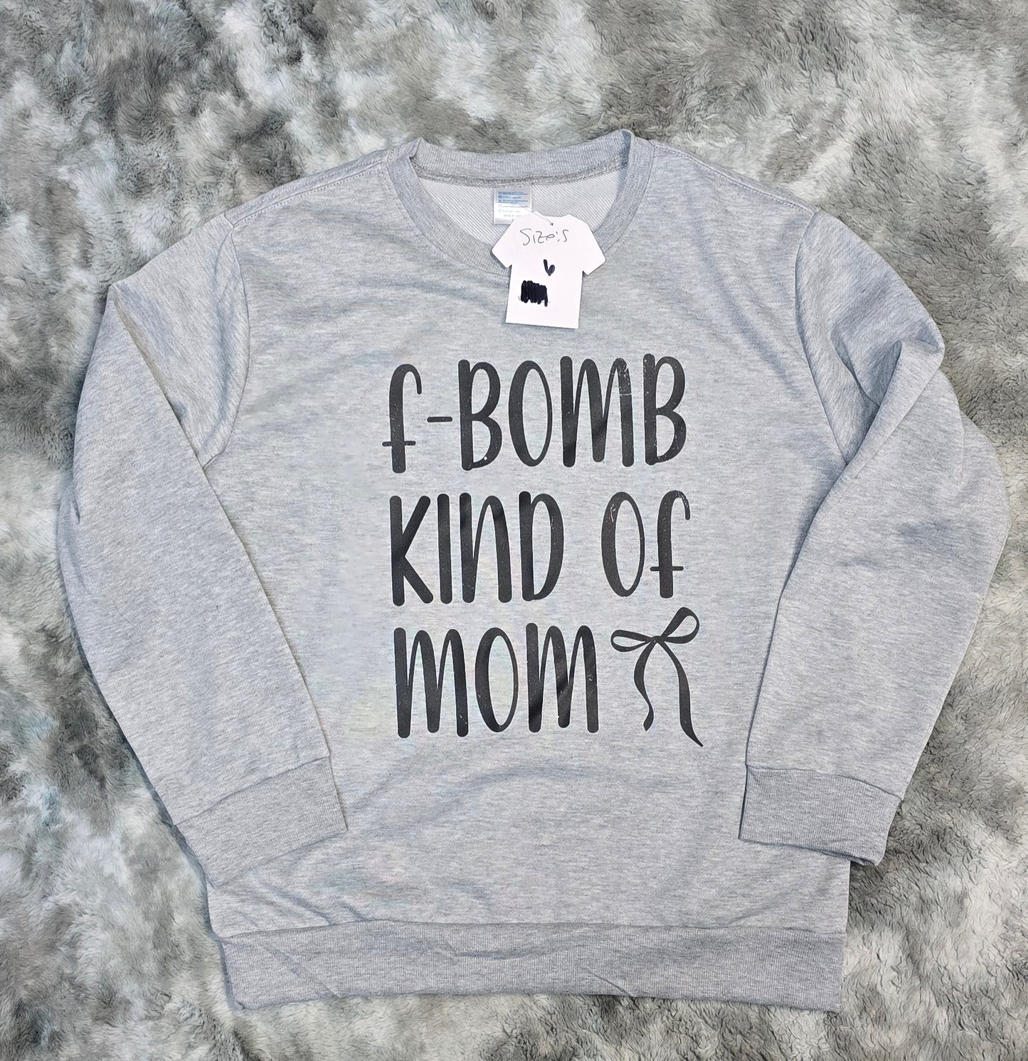 F Bomb Mom- Sweatshirt-S