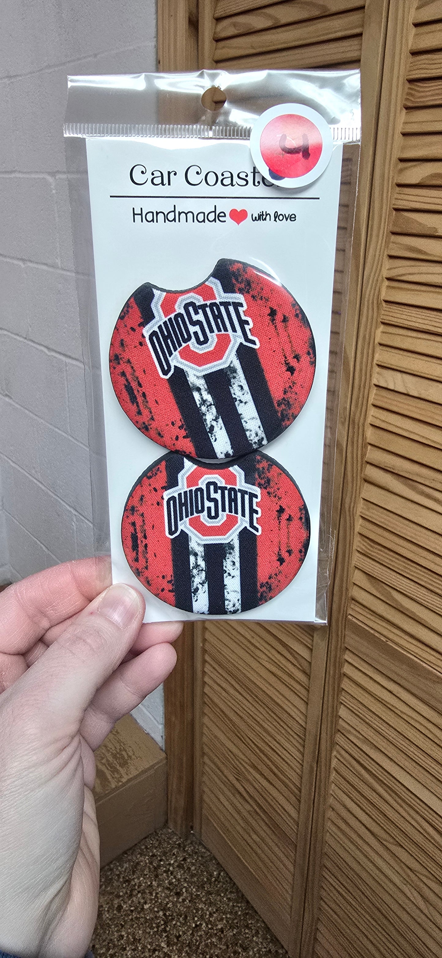 OSU Car Coasters