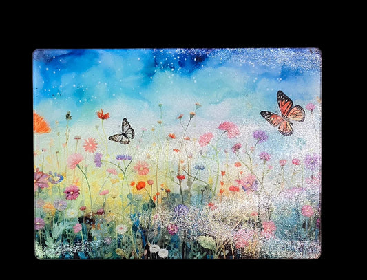 Butterfly 11x15 Glass Cutting Board