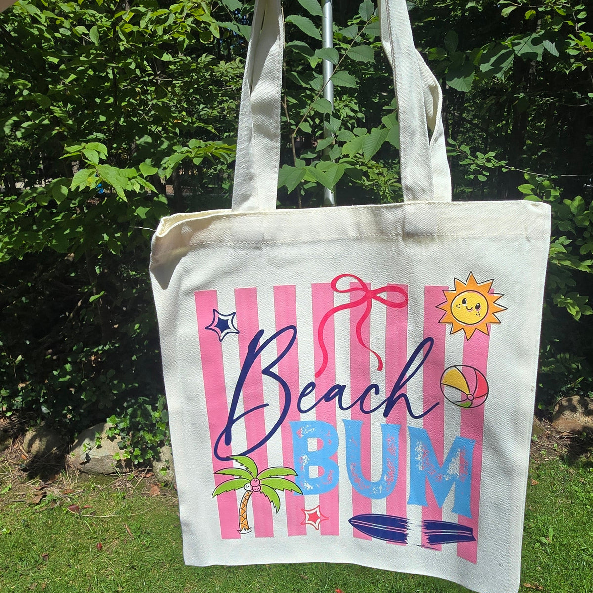 Tote Bag-Beach Bum