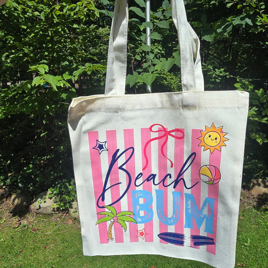 Tote Bag-Beach Bum