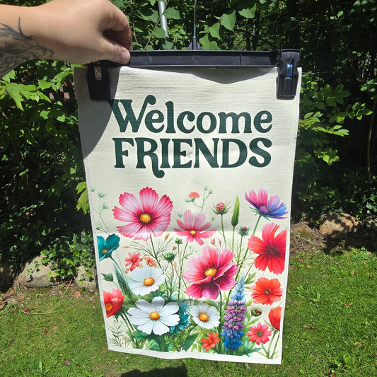 Garden Flag- Welcome Friends