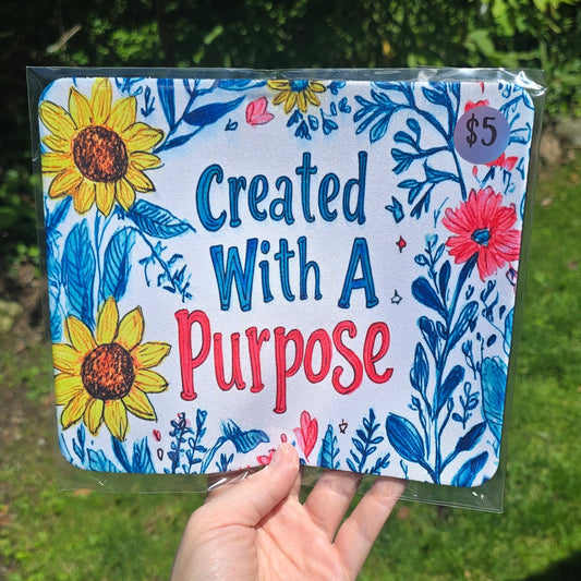 Mousepad-Created With Purpose