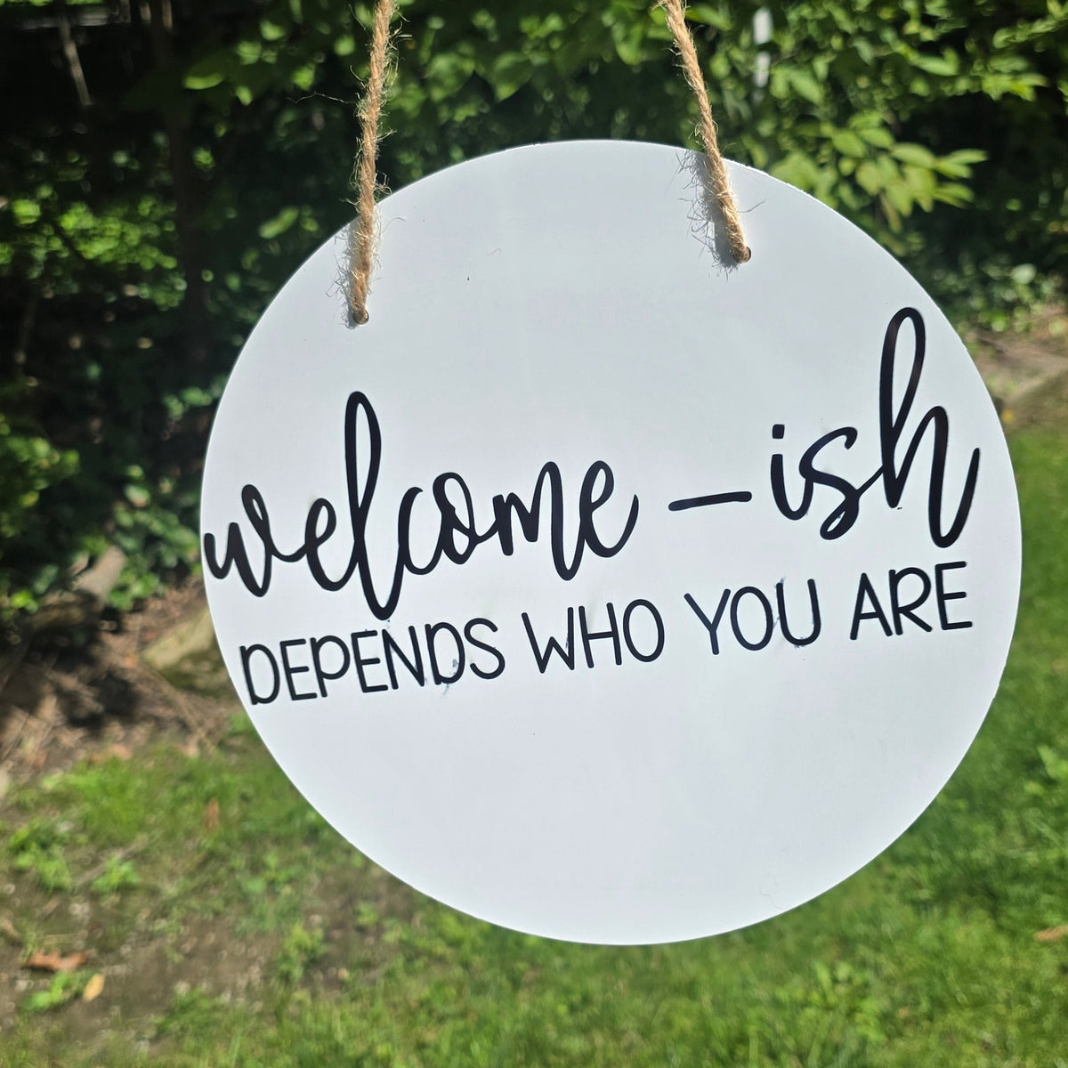 Door Hanger- Welcome-ish