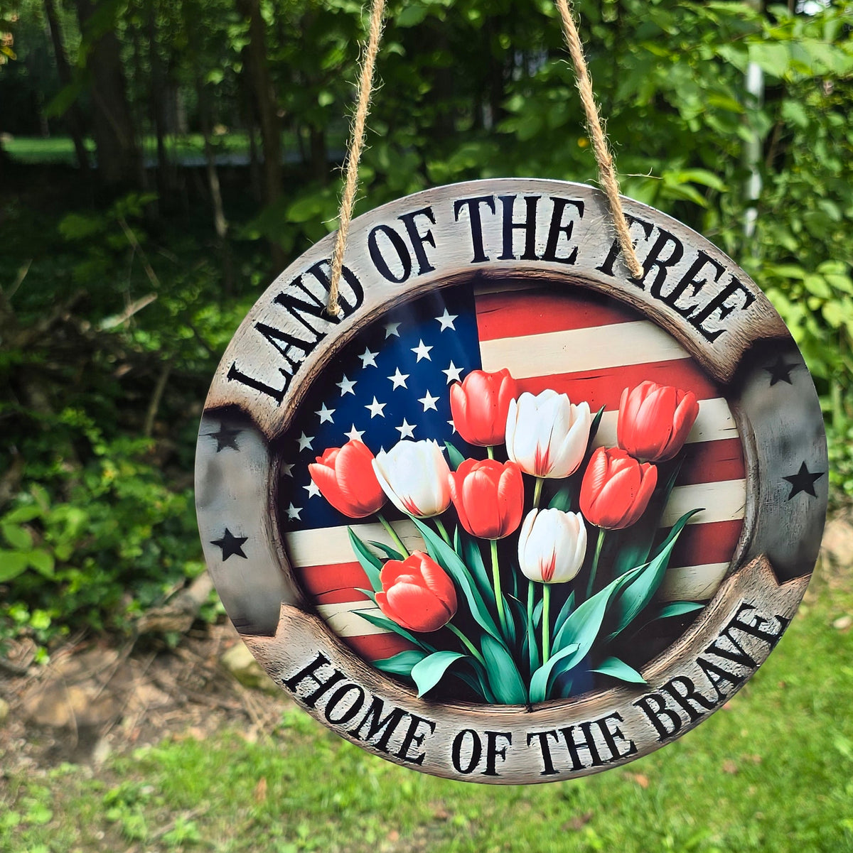 Door Hanger- Land Of The Free