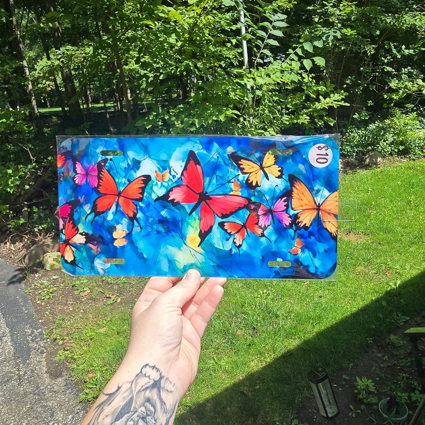 Decorative Front Plate- Butterflies