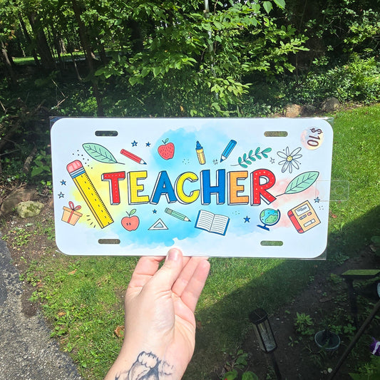 Decorative Front Plate-Teacher
