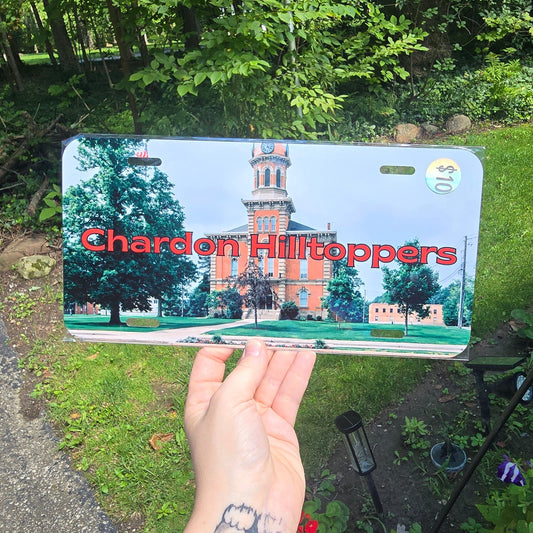 Decorative Front Plate-Chardon Hilltoppers
