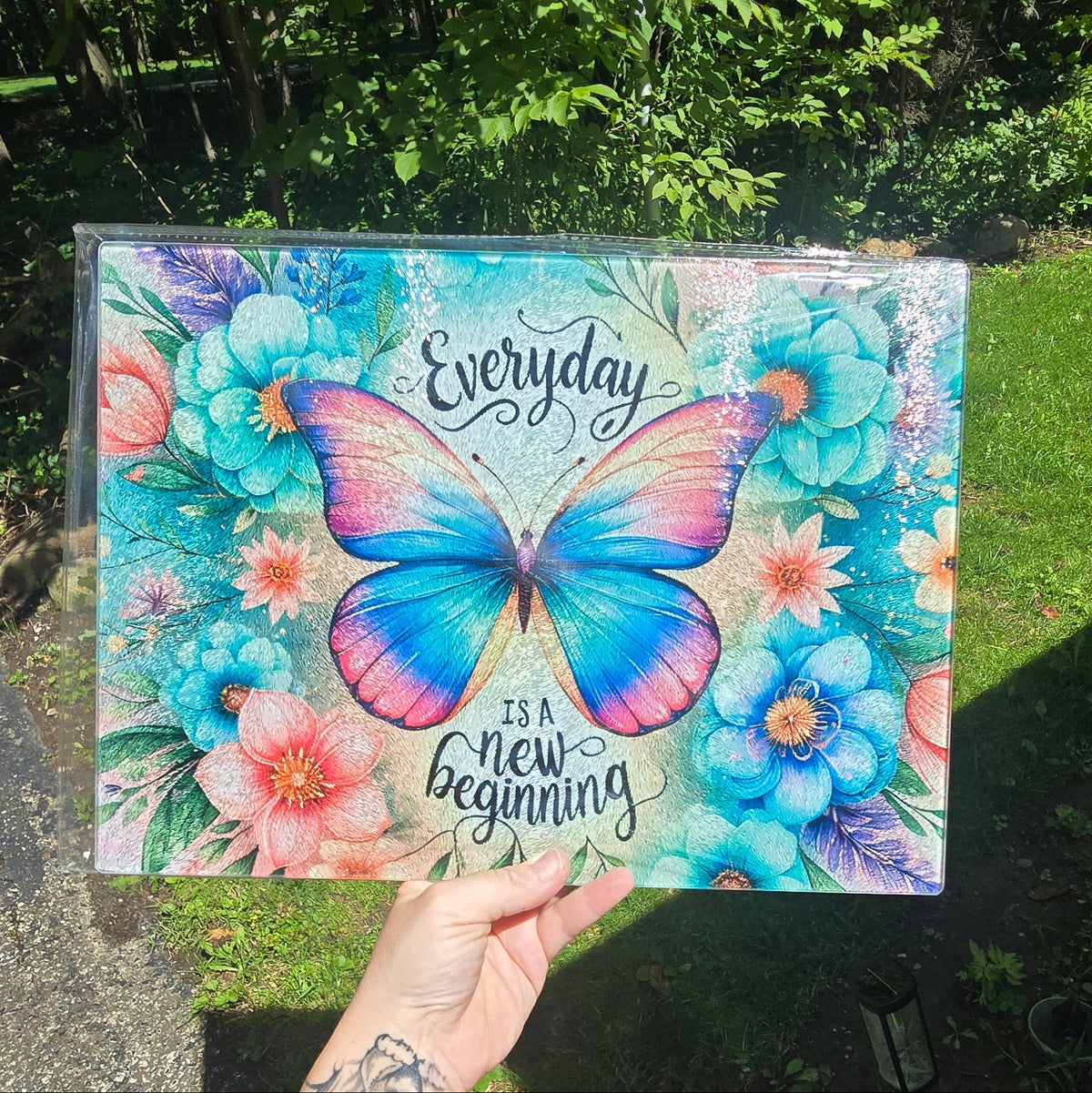 11x15 Glass Cutting Board- Everyday