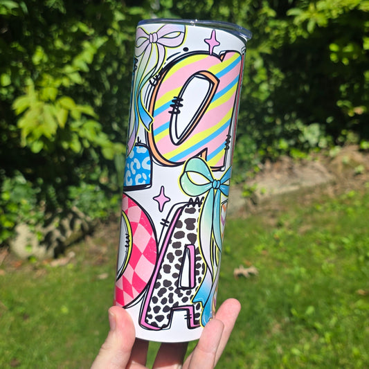 20oz Tumbler- Lake Days