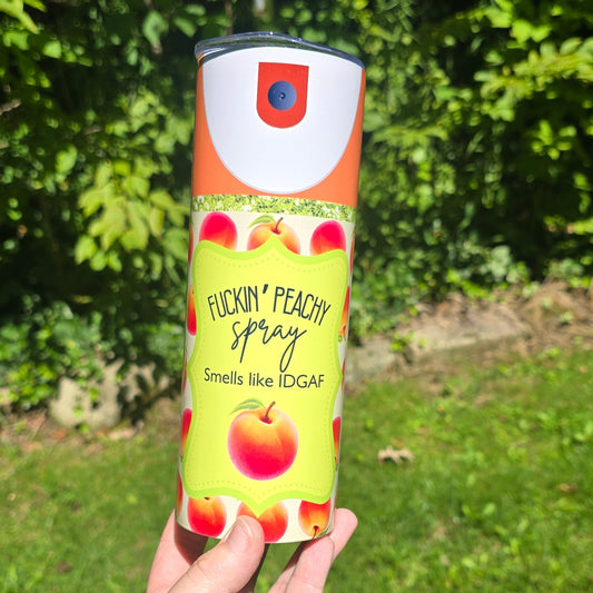 20oz Tumbler-Peachy Spray