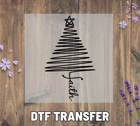 028 Faith Tree- Black