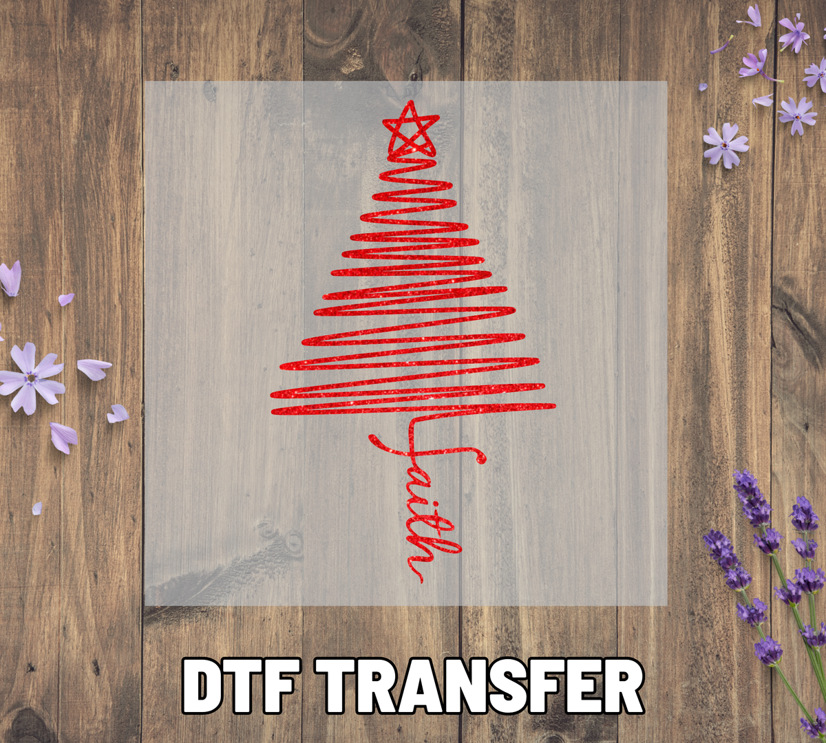 029 Faith Tree- Red