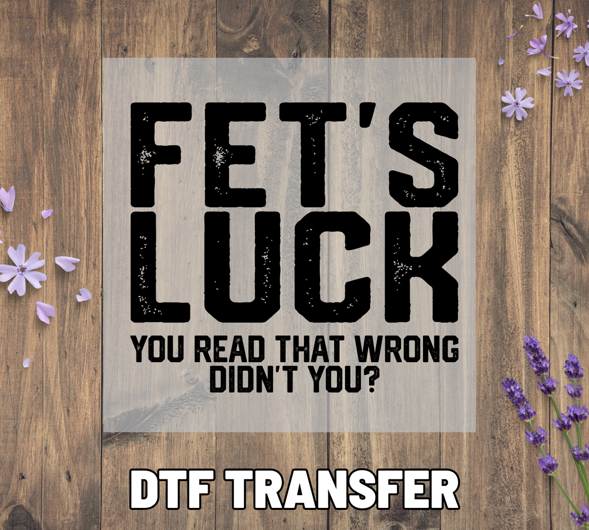 055 Fet's Luck- Black