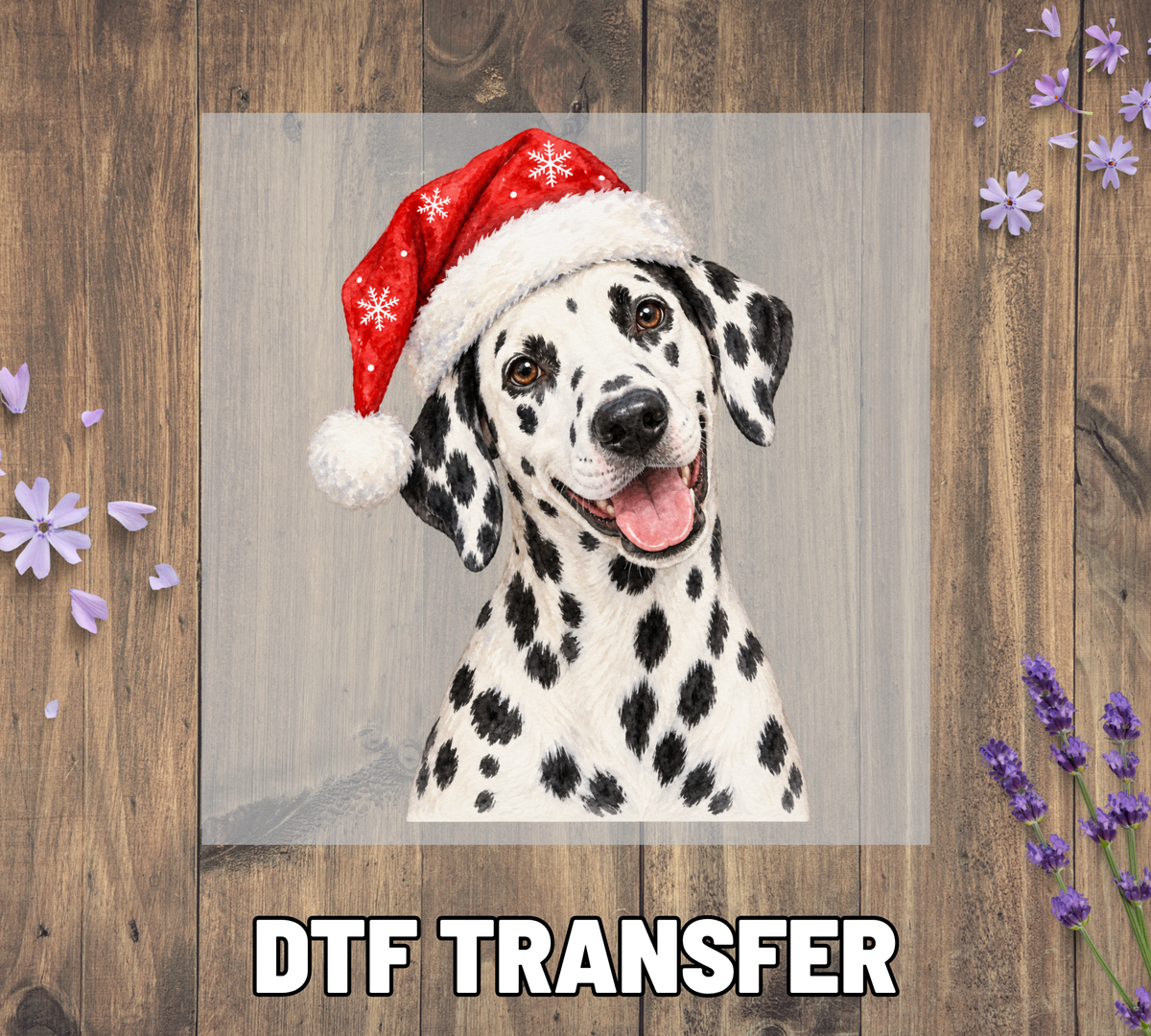 Santa Hat Dalmatian