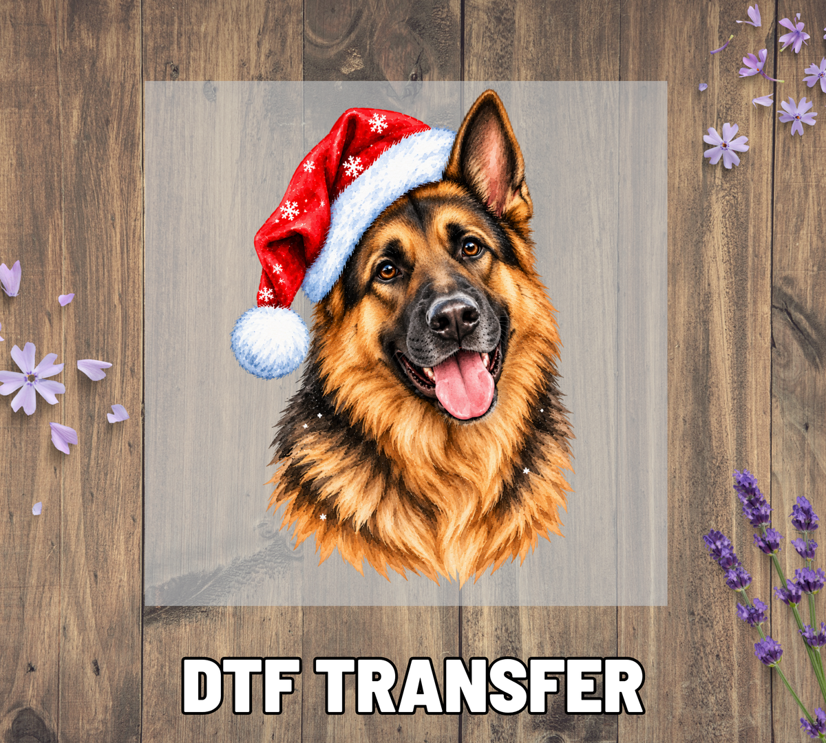 Santa Hat German Shepherd