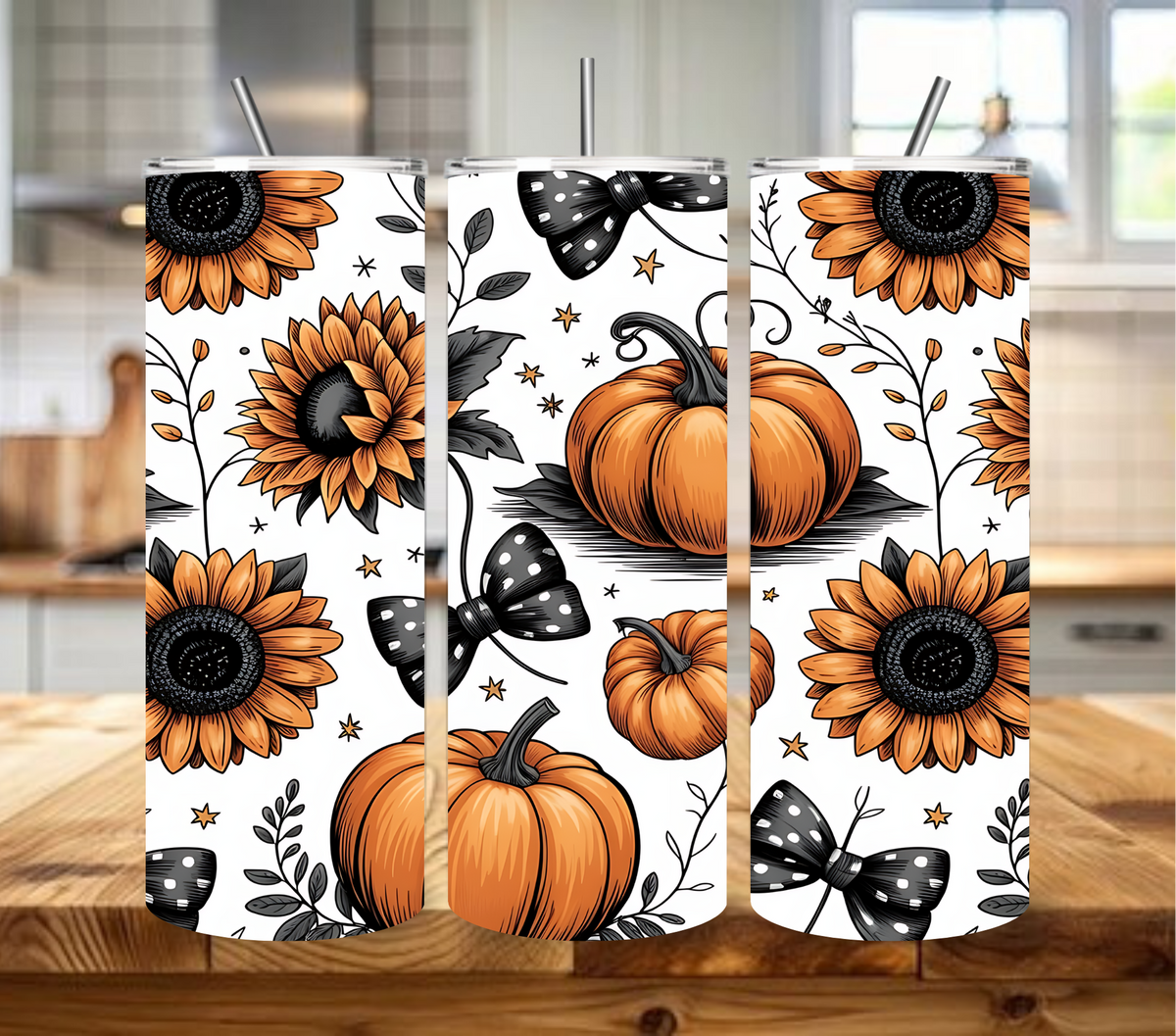 082 Pumpkins & Sunflowers