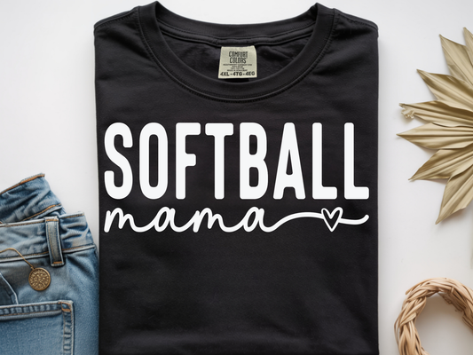 164 Softball Mama-White