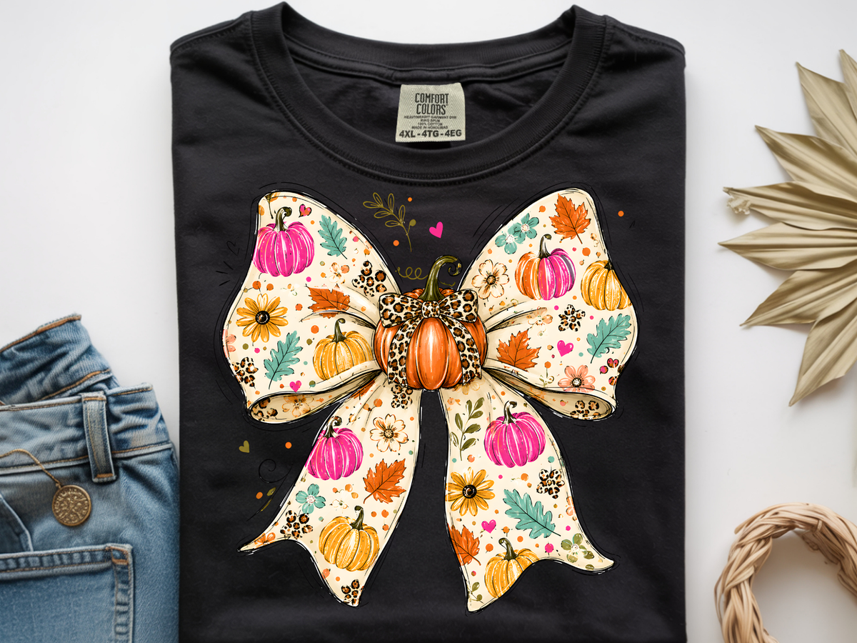 064 Pumpkin Bow