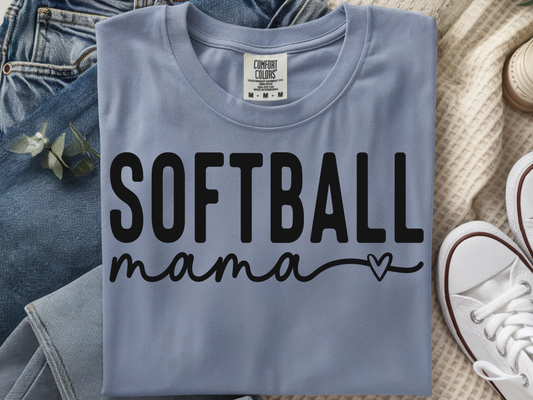 163 Softball Mama-Black