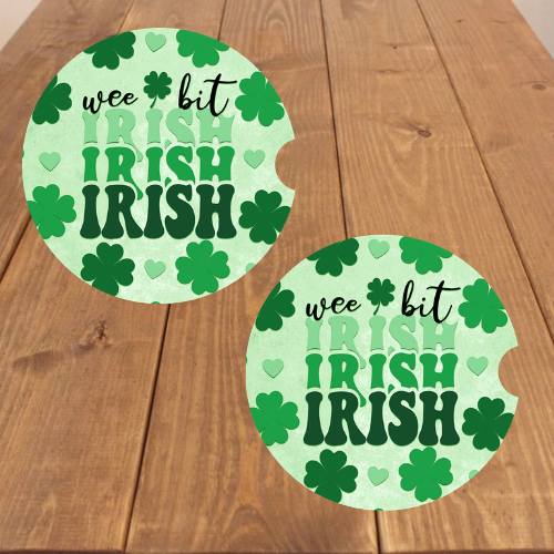 St. Patrick's Day Car Coasters