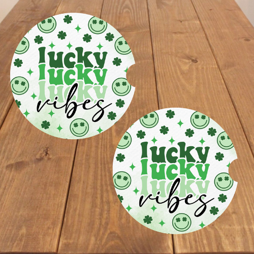 St. Patrick's Day Car Coasters