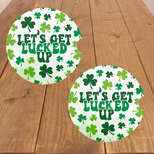 St. Patrick's Day Car Coasters