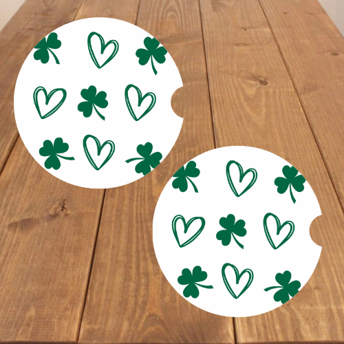 St. Patrick's Day Car Coasters