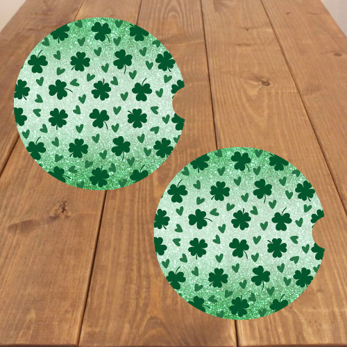 St. Patrick's Day Car Coasters