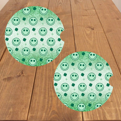 St. Patrick's Day Car Coasters