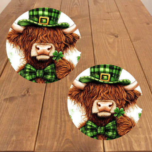 St. Patrick's Day Car Coasters