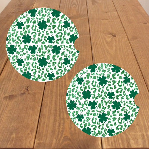 St. Patrick's Day Car Coasters