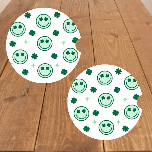 St. Patrick's Day Car Coasters