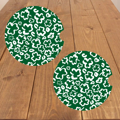 St. Patrick's Day Car Coasters