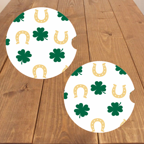 St. Patrick's Day Car Coasters