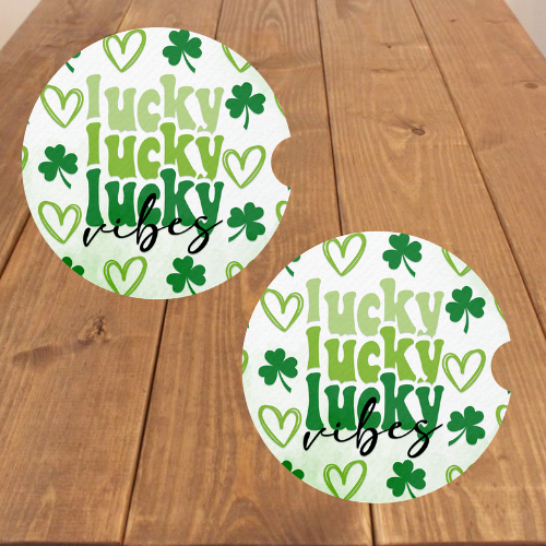 St. Patrick's Day Car Coasters