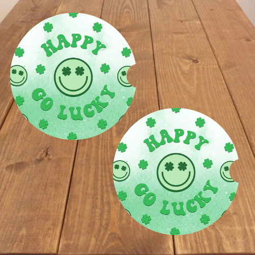 St. Patrick's Day Car Coasters