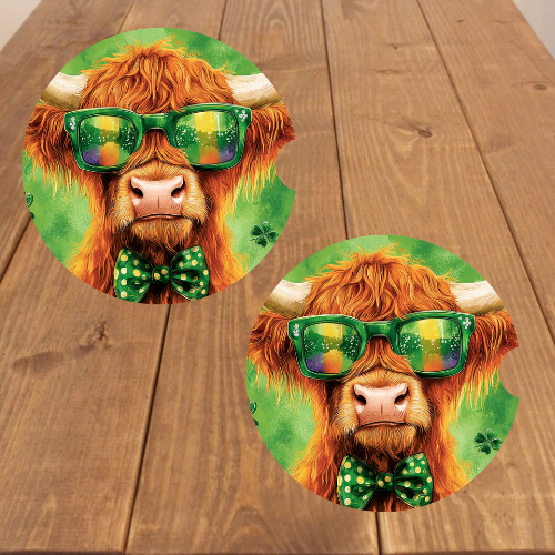 St. Patrick's Day Car Coasters