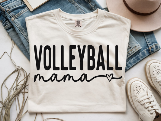 165 Vollyball Mama-Black