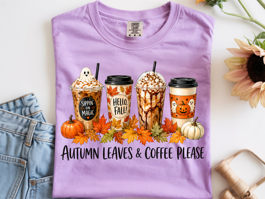 063 Autumn Leaves & Coffee