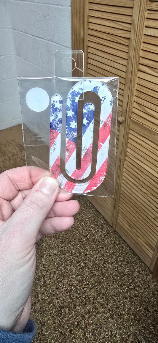 Flag Jumbo Paperclip